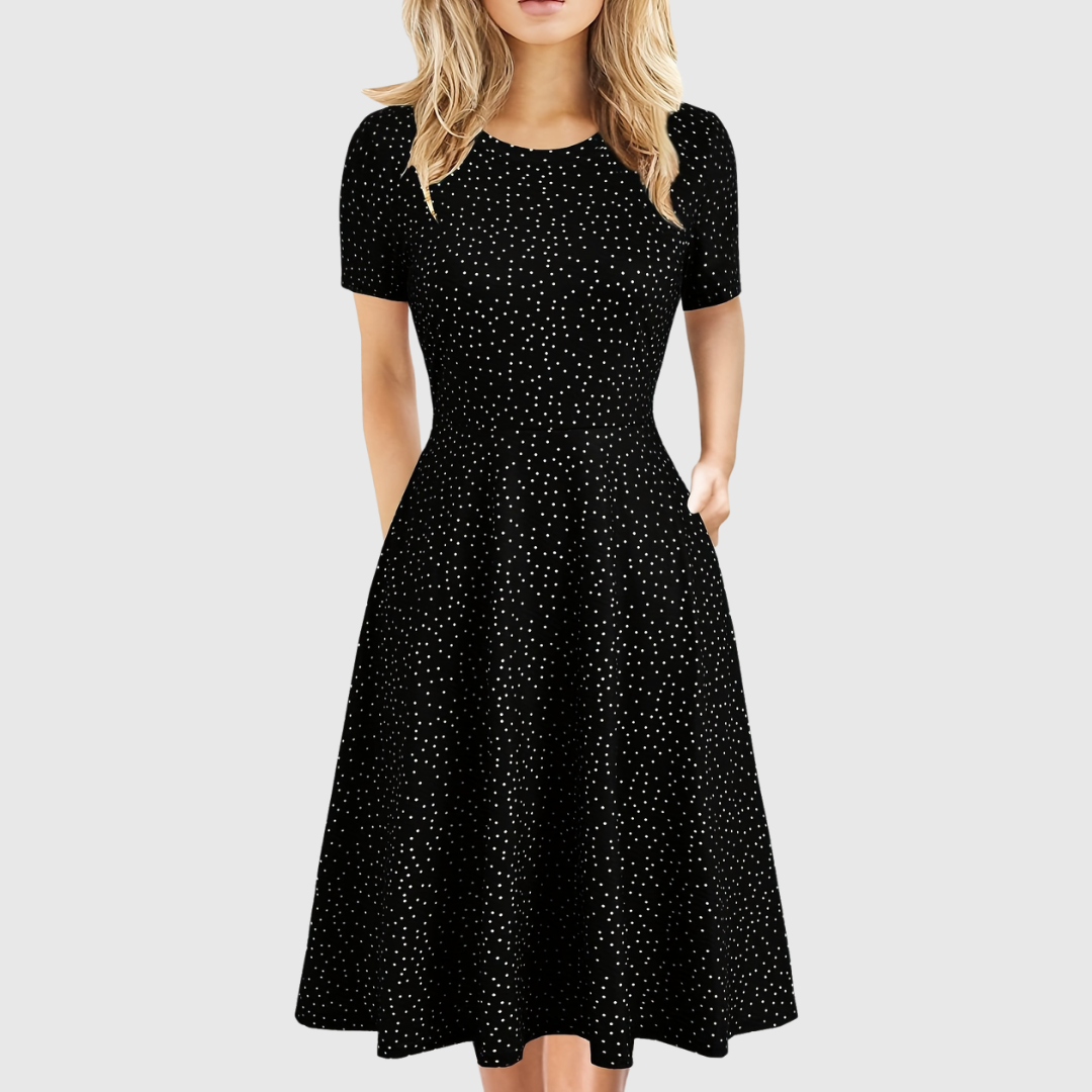 Evelyn Quinn | Retro Sukienka A-Linie na Lato