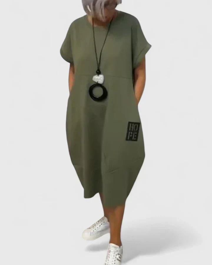 Thalyssiah | Wygodna Sukienka Midi