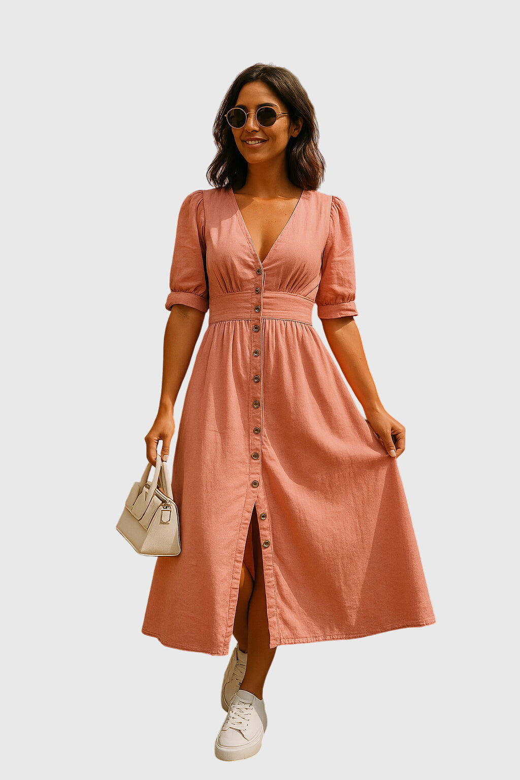 Jacqueline™ | Elegancka Sukienka Dżinsowa