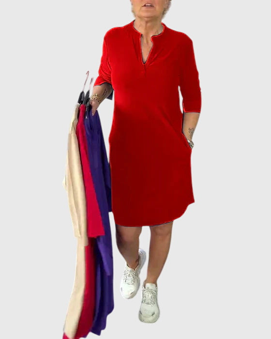 Katherine | Sukienka z dekoltem w serek