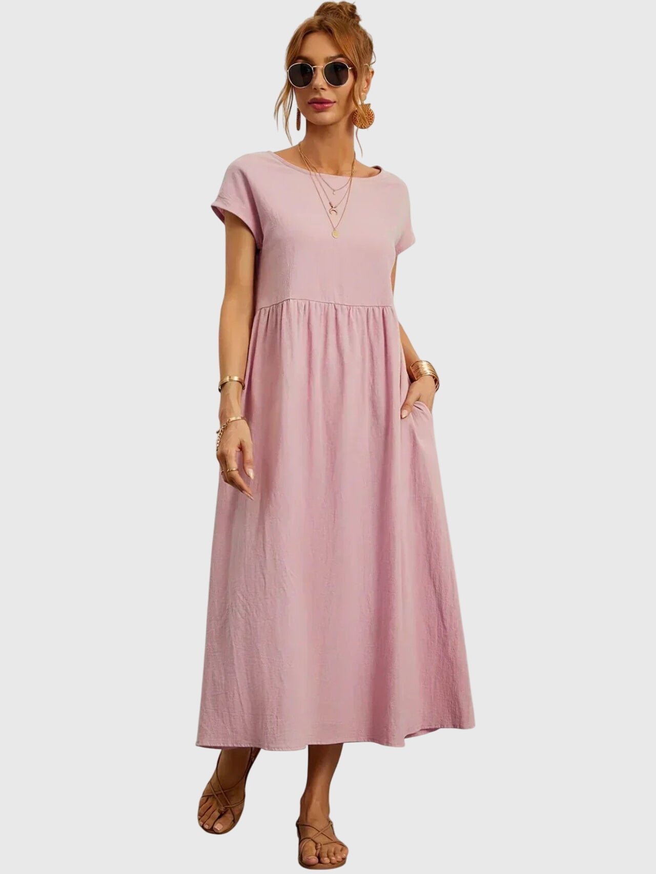 Giselle™ - Sukienka z kieszeniami na co dzień