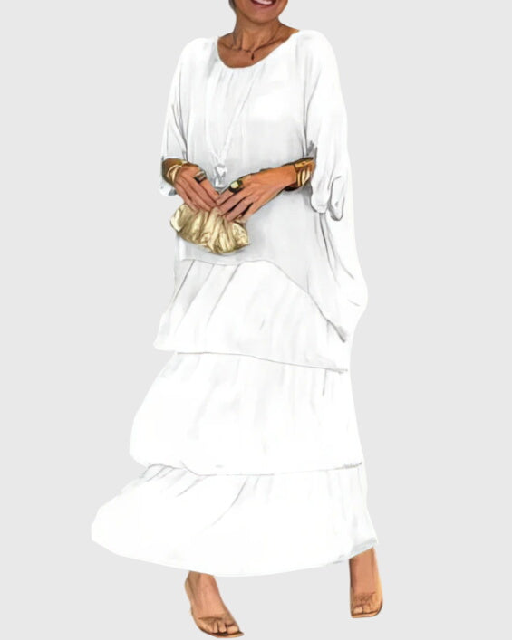 Susan™ | Długa i Zwiewna Elegancka Sukienka