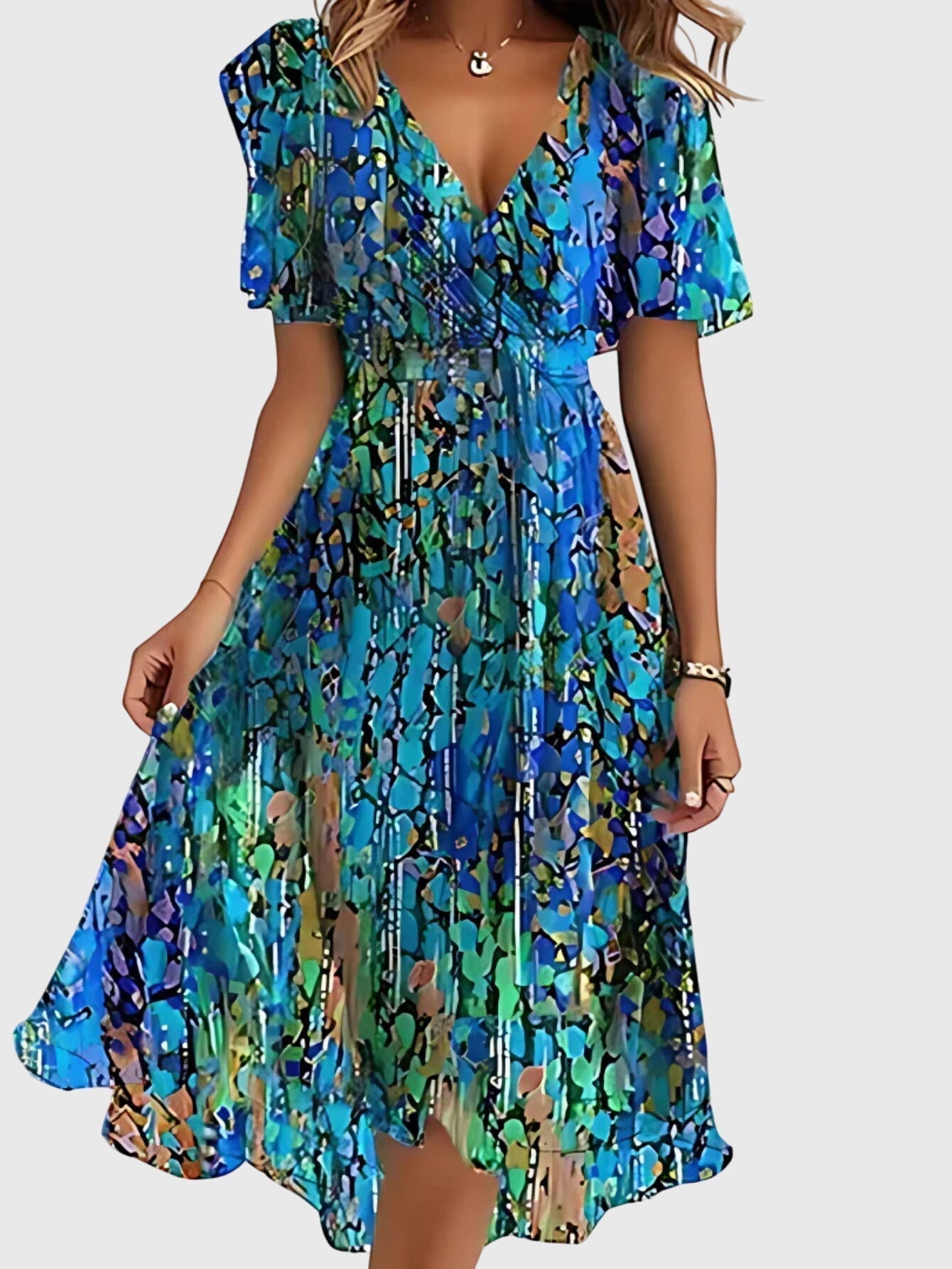 Matilda™ | Letnia Sukienka z Pokryciem Brzucha