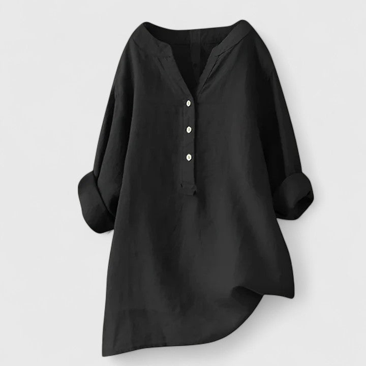 Larienne | Elegancka koszula z guzikami na przodzie