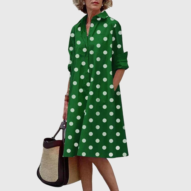 Paige™ - Elegancka Sukienka z Kieszeniami