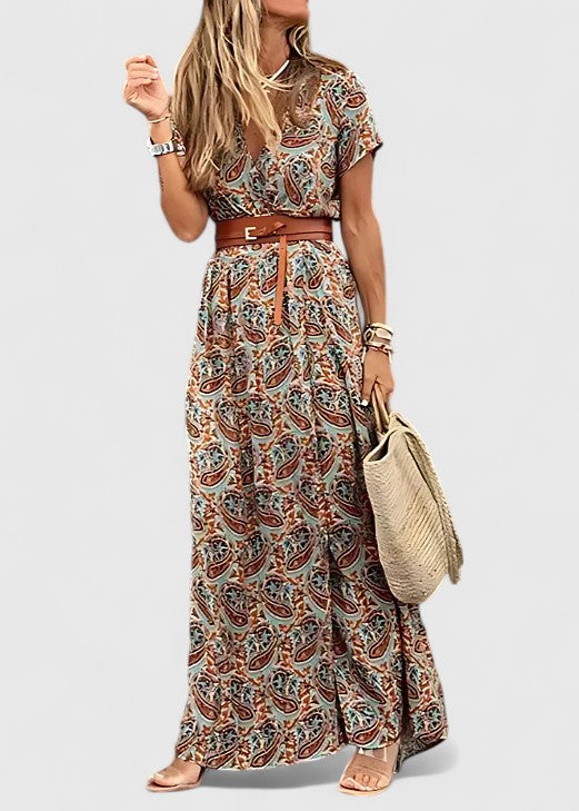 Lorraine | Stylowa Sukienka Boho Maxi