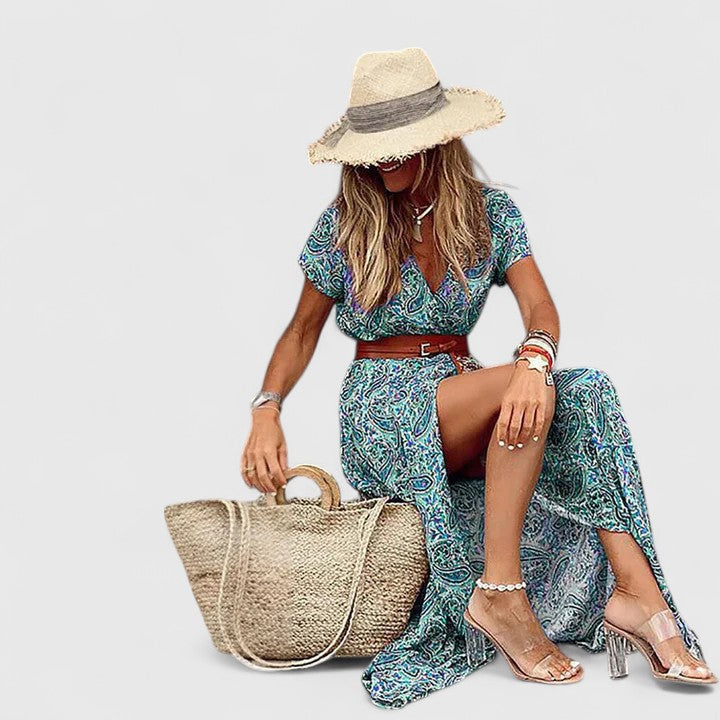 Lorraine | Stylowa Sukienka Boho Maxi